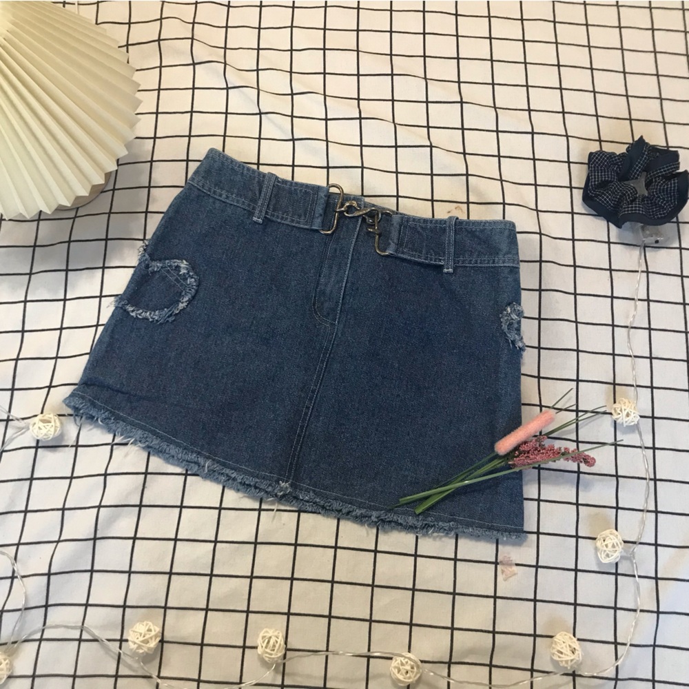 Chloé female Y2K, 90s, Summer jean skirt
